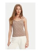 GUESS Top din amestec de poliester cu bretele incrucisate pe partea din spate si model logo