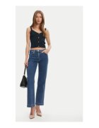 GUESS Top din tricot cu decolteu in V si nasturi decorativi