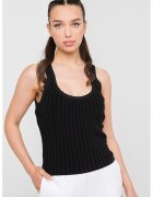 GUESS Top striat - Negru