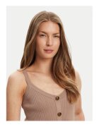 GUESS Top uni din tricot cu striatii si nasturi decorativi -