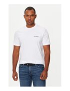 GUESS Tricou barbatesc - 100% bumbac - alb