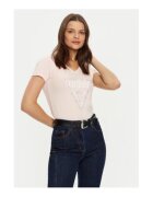 GUESS Tricou Casual Cu Decolteu in V - Bej