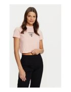 GUESS Tricou crop cu text