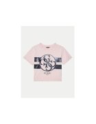 GUESS Tricou cu decolteu la baza gatului cu logo imprimat