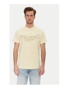 GUESS Tricou cu decolteu la baza gatului si imprimeu floral