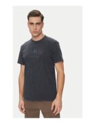 GUESS Tricou cu decolteu la baza gatului si imprimeu logo -