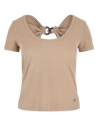 GUESS Tricou cu detaliu metalic W3GP21KAQL2 - G036