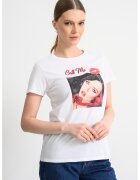 GUESS Tricou cu imprimeu foto - Rosu/Alb/Negru