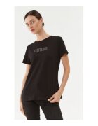 GUESS Tricou cu imprimeu si decolteu pe gat