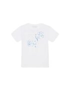 GUESS Tricou-cu logo brodat si imprimeu - Alb
