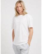 GUESS Tricou cu logo in relief - pentru antrenament - Alb