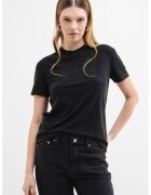 GUESS Tricou cu logo pentru fitness - Negru stins