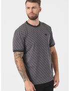GUESS Tricou cu monograma - pentru fitness - Negru/Gri inchis