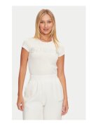 GUESS Tricou cu strasuri si logo -