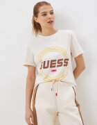 GUESS Tricou dama Bumbac -Alb