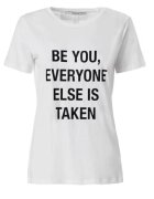 GUESS Tricou dama - Bumbac - Alb be you