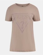 GUESS Tricou dama Bumbac - Bej - Bej