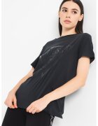 GUESS Tricou de bumbac cu imprimeu logo - Gri antracit