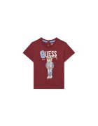 GUESS Tricou de bumbac cu imprimeu ursulet