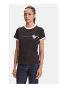 GUESS Tricou din amestec de bumbac cu logo grafic si model colorblock
