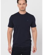 GUESS Tricou din amestec de modal - pentru fitness - Bleumarin