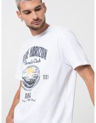 GUESS Tricou din bumbac cu broderie - Portocaliu deschis/Alb optic