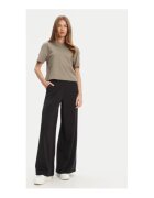 GUESS Tricou din bumbac cu design uni si decolteu la baza gatului