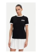GUESS Tricou din bumbac cu guler contrastant