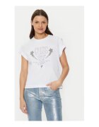 GUESS Tricou din bumbac - cu imprimeu frontal