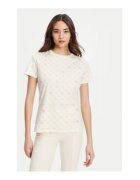 GUESS Tricou din bumbac cu imprimeu logo si aplicatii logo din strasuri