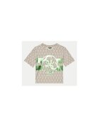 GUESS Tricou din bumbac cu logo cu aspect metalic imprimat