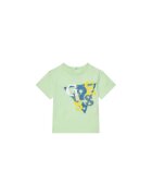 GUESS Tricou din bumbac cu logo - verde pal