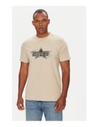 GUESS Tricou din bumbac cu maneci scurte si imprimeu