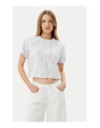 GUESS Tricou din bumbac organic crop 0000304858093