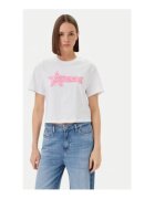 GUESS Tricou din bumbac organic crop