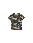 GUESS Tricou din bumbac organic cu model camuflaj