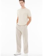 GUESS Tricou din tricot cu logo - Bej