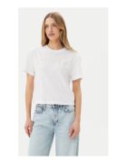 GUESS Tricou eco cu logo - Alb