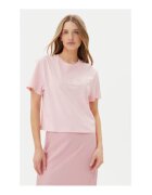 GUESS Tricou eco cu logo - Roz