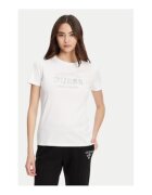 GUESS Tricou regular fit din amestec de bumbac cu aplicatie logo cu aspect metalizat