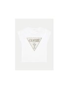 GUESS Tricou regular fit din amestec de bumbac organic