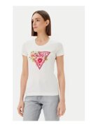 GUESS Tricou slim fit cu imprimeu logo floral