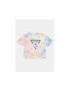 GUESS Tricou tie-dye cu logo