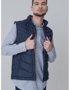 GUESS Vesta cu vatelina si buzunare laterale - Bleumarin