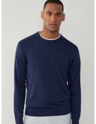 Hackett London Pulover din amestec de matase - Bleumarin