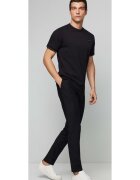 HACKETT Tricou cu decolteu la baza gatului - Negru