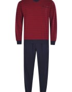 hajo Pijama lunga cu decolteu in V - Rosu