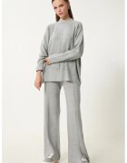 Happiness İstanbul Costum dama - - set din doua piese - gri deschis - tricot - One Size
