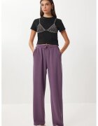 Happiness İstanbul Pantaloni dama - - pantaloni picior mov ametist - textil - Violet