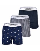 Happy Shorts Set de boxeri de bumbac - 3 perechi - Multicolor